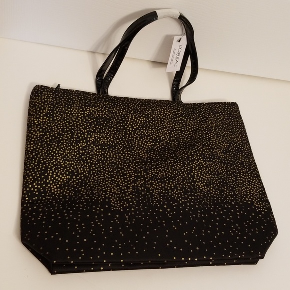 NEW L'oreal Paris Gold Dot Tote - Picture 4 of 5
